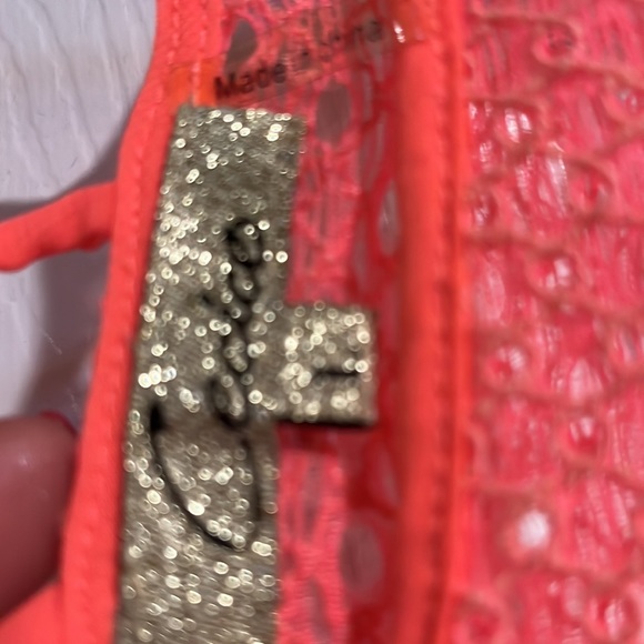 Womens neon sheer tank top size Lg by cecico. - Picture 2 of 4